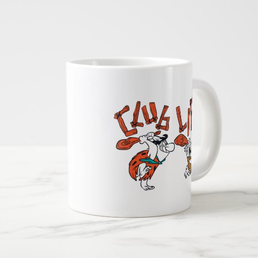 Flintstenen | Fred & Barney - Club Life Grote Koffiekop (Voorkant rechts)