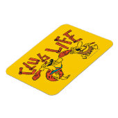 Flintstenen | Fred & Barney - Club Life Magneet (Linkerzijde)