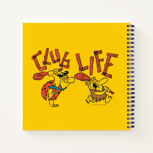 Flintstenen | Fred & Barney - Club Life Notitieboek (Achterkant)