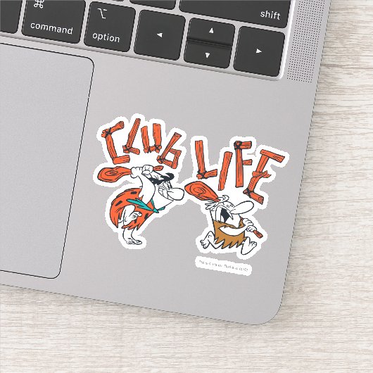 Flintstenen | Fred & Barney - Club Life Sticker (Detail)