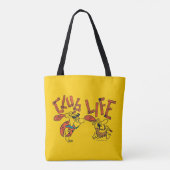 Flintstenen | Fred & Barney - Club Life Tote Bag (Achterkant)