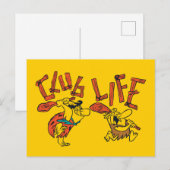 Flintstenen | Fred & Barney - Club Life Uitnodiging Briefkaart (Voorkant / Achterkant)