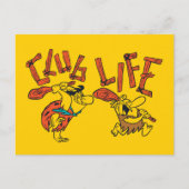 Flintstenen | Fred & Barney - Club Life Uitnodiging Briefkaart (Voorkant)