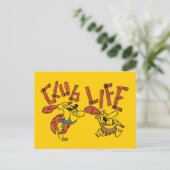 Flintstenen | Fred & Barney - Club Life Uitnodiging Briefkaart (Staand voorkant)