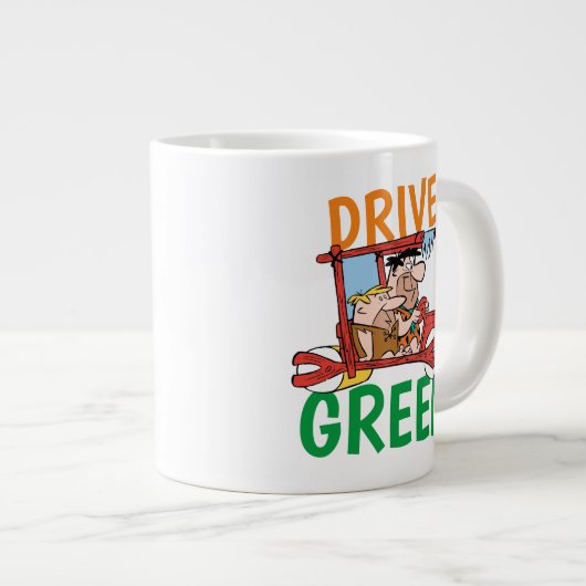 Flintstenen | Fred & Barney - Drive Green Grote Koffiekop