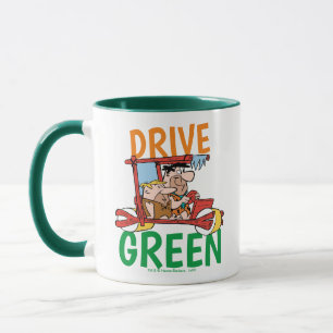 Flintstenen Fred & Barney - Drive Green Mok