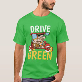 Flintstenen | Fred & Barney - Drive Green T-shirt