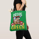 Flintstenen | Fred & Barney - Drive Green Tote Bag (Dichtbij)