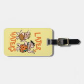 Flintstenen | Fred & Barney - Latere heesters Bagagelabel (Voorkant horizontaal)