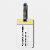 Flintstenen | Fred & Barney - Latere heesters Bagagelabel (Achterkant verticaal)