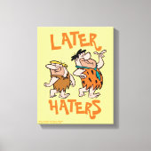 Flintstenen | Fred & Barney - Latere heesters Canvas Afdruk (Voorkant)