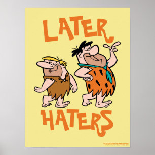 Flintstenen Fred & Barney - Latere heesters Poster