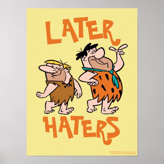 Flintstenen | Fred & Barney - Latere heesters Poster (Voorkant)