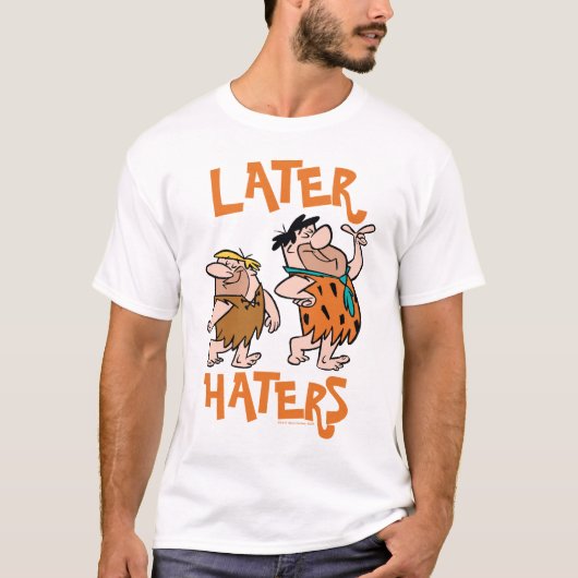 Flintstenen | Fred & Barney - Latere heesters T-shirt (Voorkant)