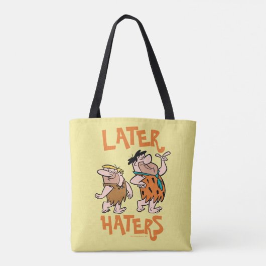 Flintstenen | Fred & Barney - Latere heesters Tote Bag (Achterkant)