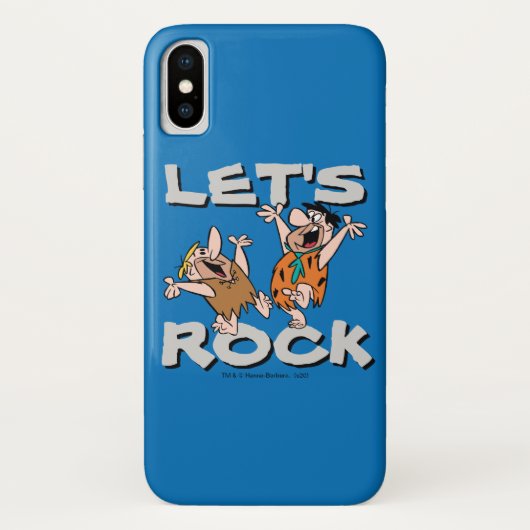 Flintstenen | Fred & Barney - Let's Rock Case-Mate iPhone Case (Achterkant)