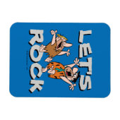 Flintstenen | Fred & Barney - Let's Rock Magneet (Horizontaal)