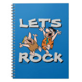Flintstenen | Fred & Barney - Let's Rock Notitieboek (Voorkant)