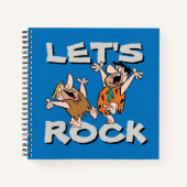 Flintstenen | Fred & Barney - Let's Rock Notitieboek (Voorkant)