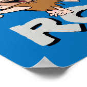 Flintstenen | Fred & Barney - Let's Rock Poster (Hoek)