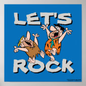 Flintstenen | Fred & Barney - Let's Rock Poster (Voorkant)