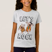 Flintstenen | Fred & Barney - Let's Rock T-shirt (Voorkant)