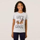 Flintstenen | Fred & Barney - Let's Rock T-shirt (Voorkant volledig)