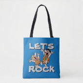 Flintstenen | Fred & Barney - Let's Rock Tote Bag (Voorkant)