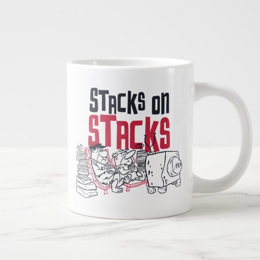 Flintstenen | Fred & Barney - Stacks op stapels Grote Koffiekop (Rechts)