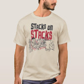 Flintstenen | Fred & Barney - Stacks op stapels T-shirt (Voorkant)