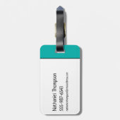 Flintstenen | Fred & Dino - Beste vrienden Bagagelabel (Achterkant verticaal)