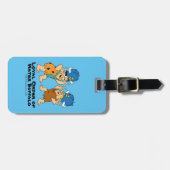 Flintstenen | Fred- en Barney-waterbuffels Bagagelabel (Voorkant horizontaal)