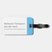 Flintstenen | Fred- en Barney-waterbuffels Bagagelabel (Achterkant horizontaal)