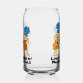 Flintstenen | Fred- en Barney-waterbuffels Blikvorm Glas (Rechts)