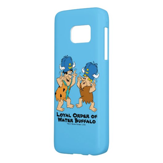 Flintstenen | Fred- en Barney-waterbuffels Case-Mate Samsung Galaxy Hoesje (Achterkant Links)