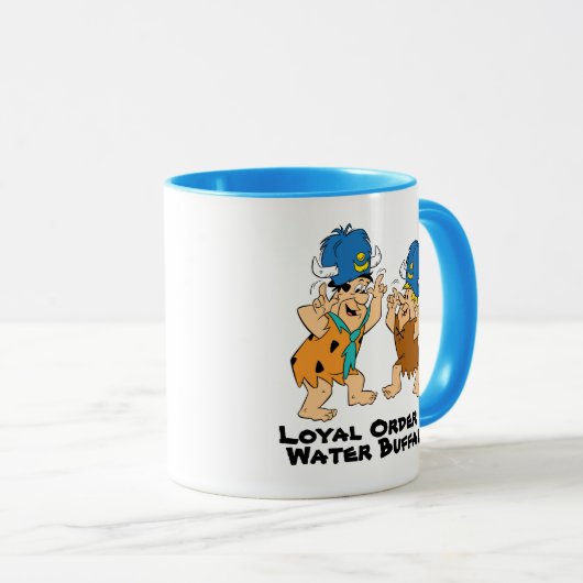 Flintstenen | Fred- en Barney-waterbuffels Mok (Voorkant rechts)