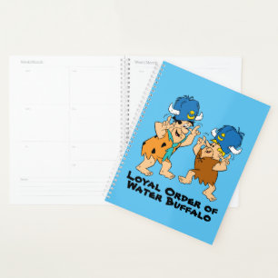 Flintstenen Fred- en Barney-waterbuffels Planner