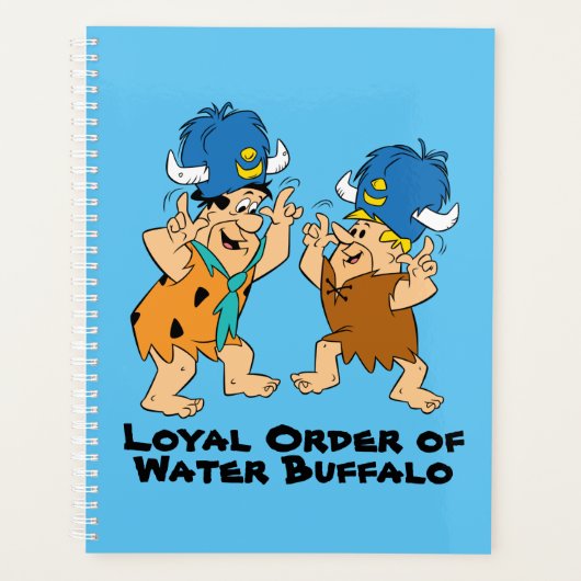 Flintstenen | Fred- en Barney-waterbuffels Planner (Voorkant)