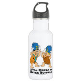 Flintstenen | Fred- en Barney-waterbuffels Waterfles (Voorkant)