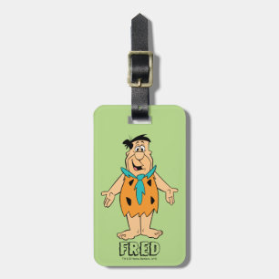 Flintstenen Fred Flintstone Bagagelabel