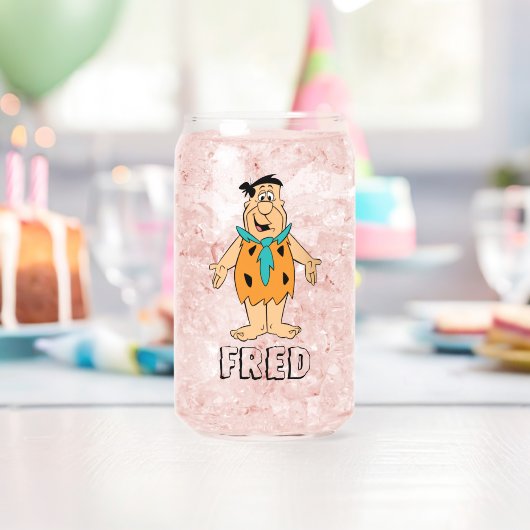 Flintstenen | Fred Flintstone Blikvorm Glas (Insitu (Verjaardag))