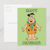 Flintstenen | Fred Flintstone Briefkaart (Voorkant / Achterkant)