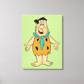 Flintstenen | Fred Flintstone Canvas Afdruk (Voorkant)