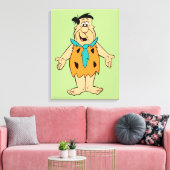 Flintstenen | Fred Flintstone Canvas Afdruk (Insitu (Woonkamer))