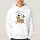 Flintstenen | Fred Flintstone Dancing Hoodie (Voorkant)