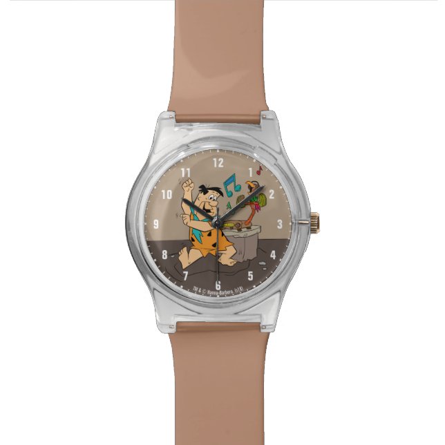 Flintstenen | Fred Flintstone Dancing Horloge (Close Up)