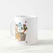 Flintstenen | Fred Flintstone Dancing Koffiemok (Voorkant links)