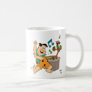 Flintstenen   Fred Flintstone Dancing Koffiemok
