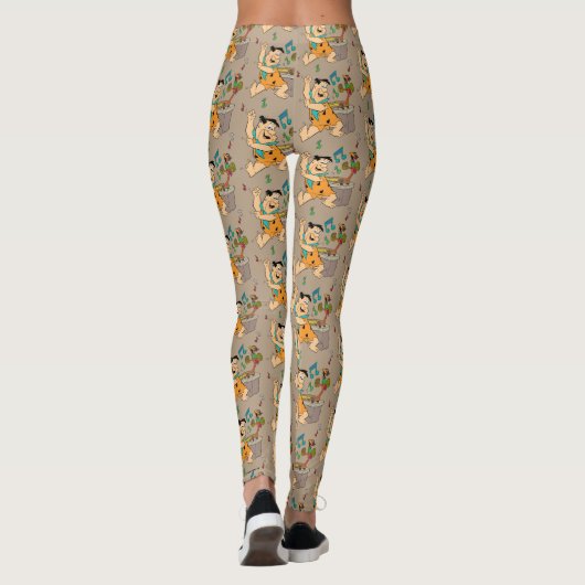 Flintstenen | Fred Flintstone Dancing Leggings (Achterkant)