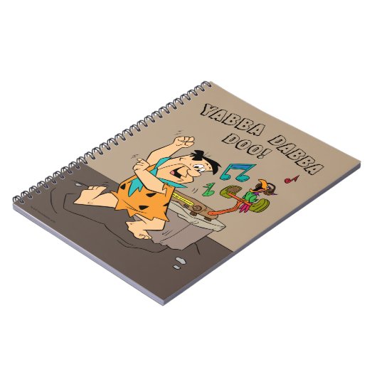 Flintstenen | Fred Flintstone Dancing Notitieboek (Linkerzijde)